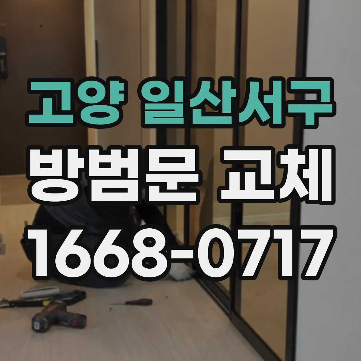 고양 일산서구 방범문 교체
