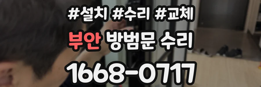 부안 방범문 수리