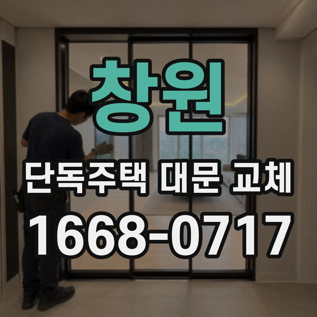 창원 단독주택 대문 교체