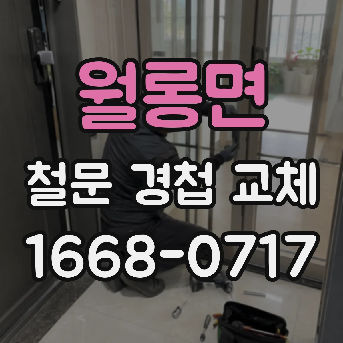 월롱면 철문 경첩 교체