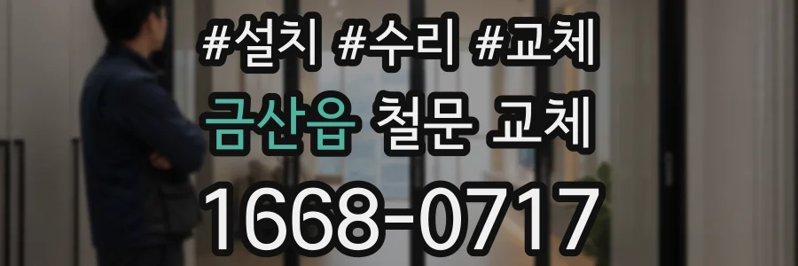 금산읍 철문 교체
