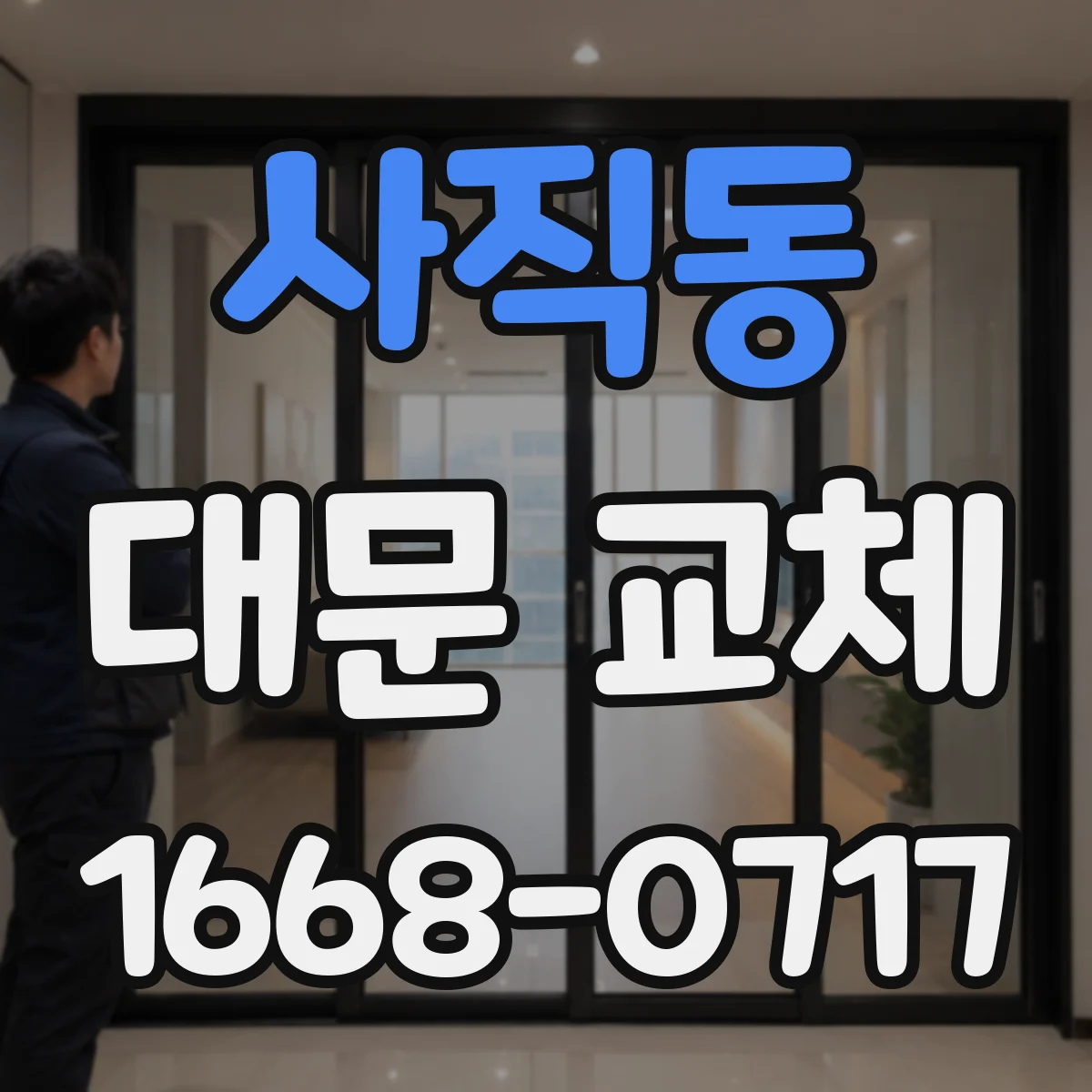 사직동 대문 교체