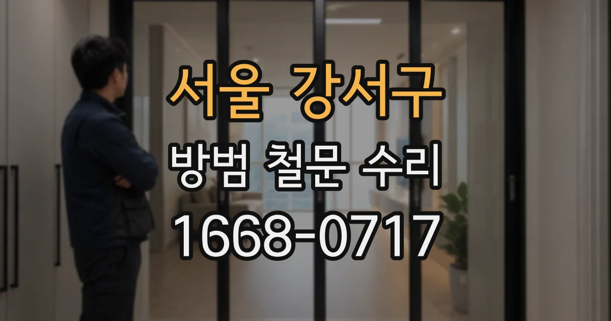 서울 강서구 방범 철문 수리