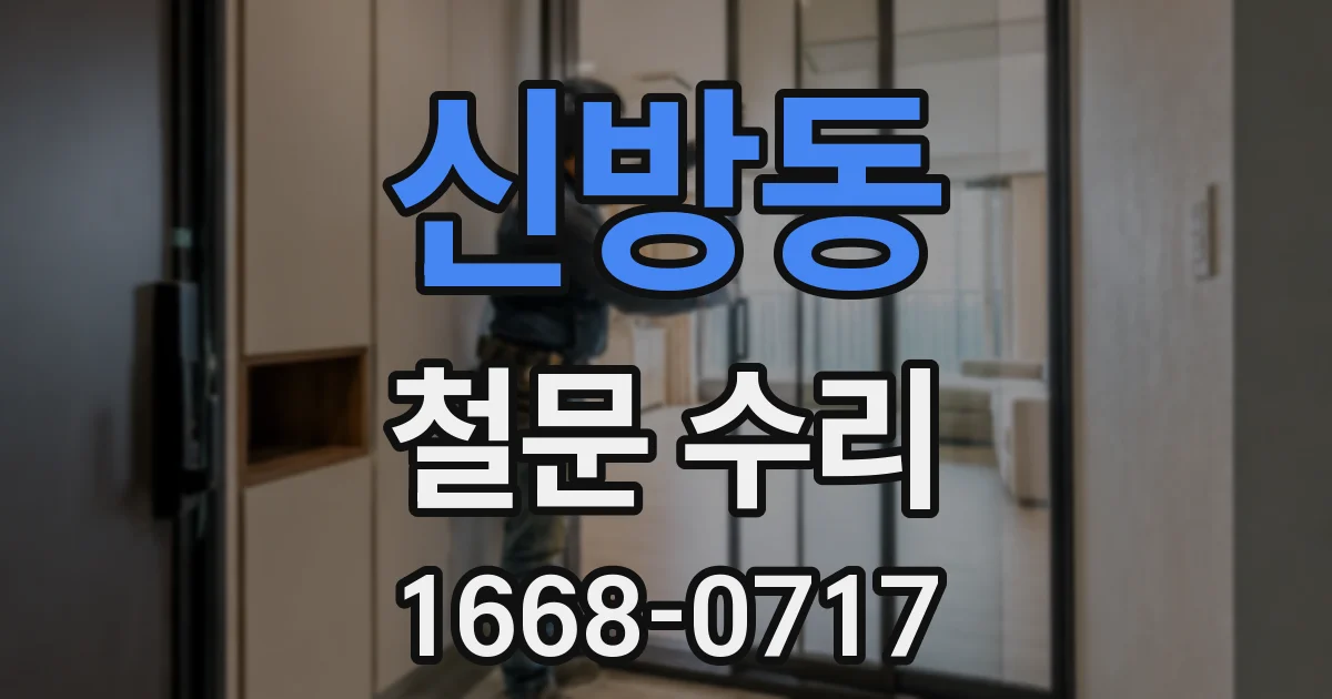 신방동 철문 수리