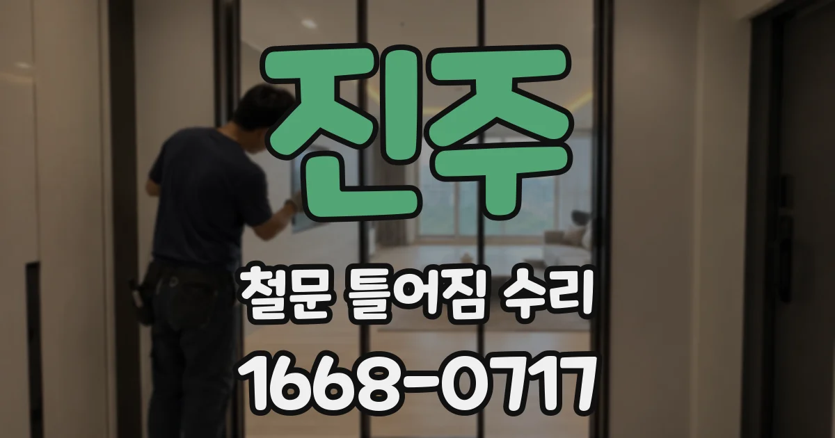 진주 철문 틀어짐 수리