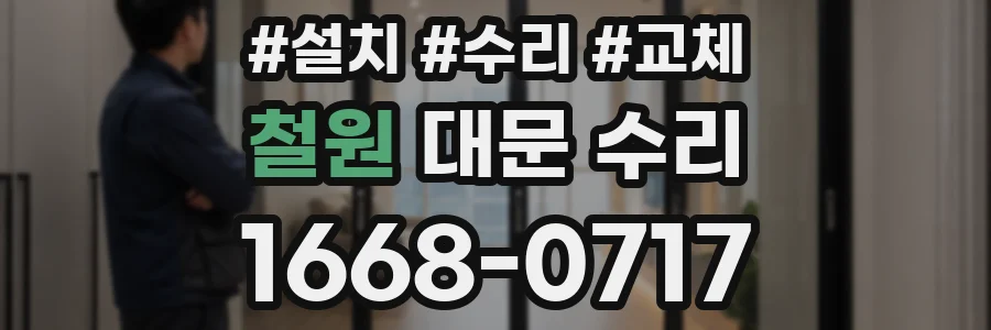 철원 대문 수리