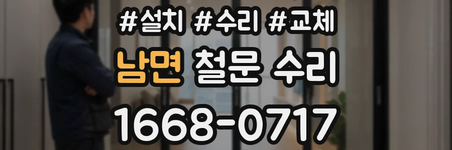 남면 철문 수리
