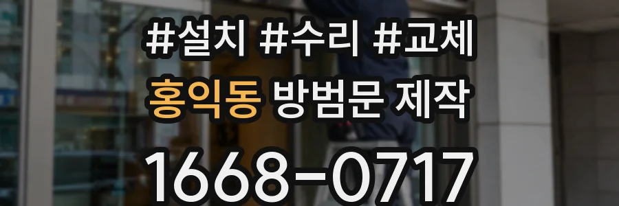 홍익동 방범문 제작