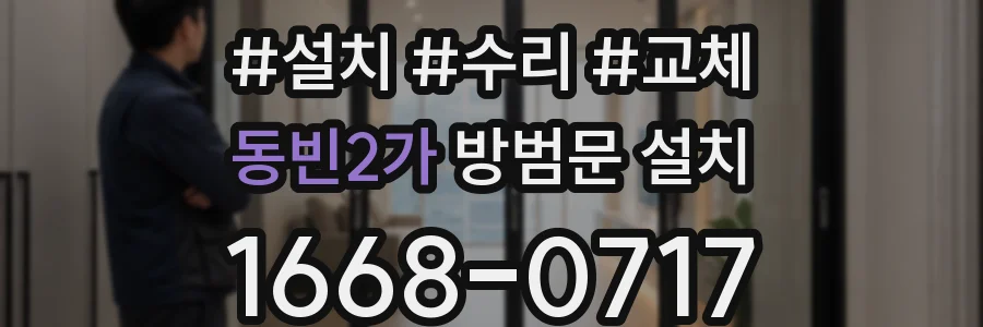 동빈2가 방범문 설치