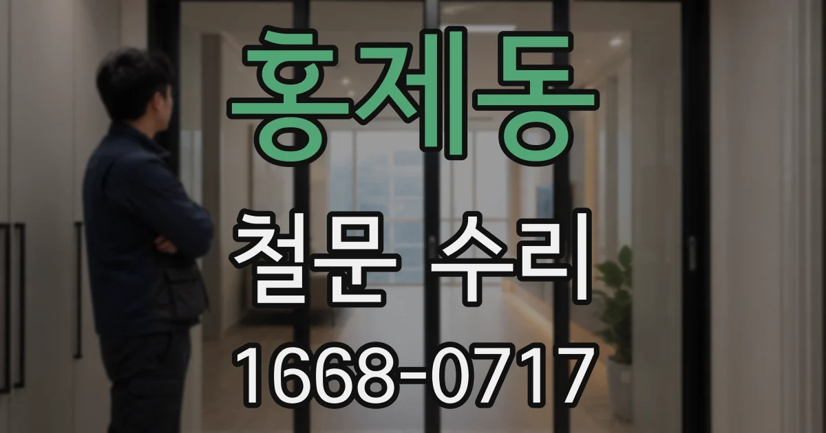 홍제동 철문 수리