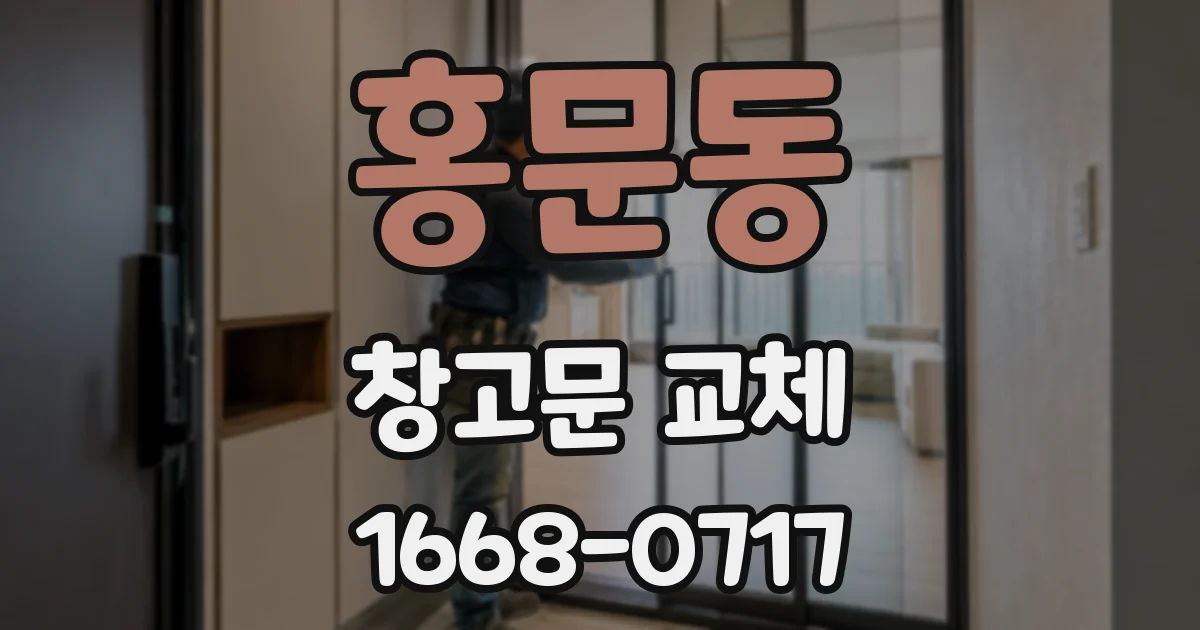 홍문동 창고문 교체