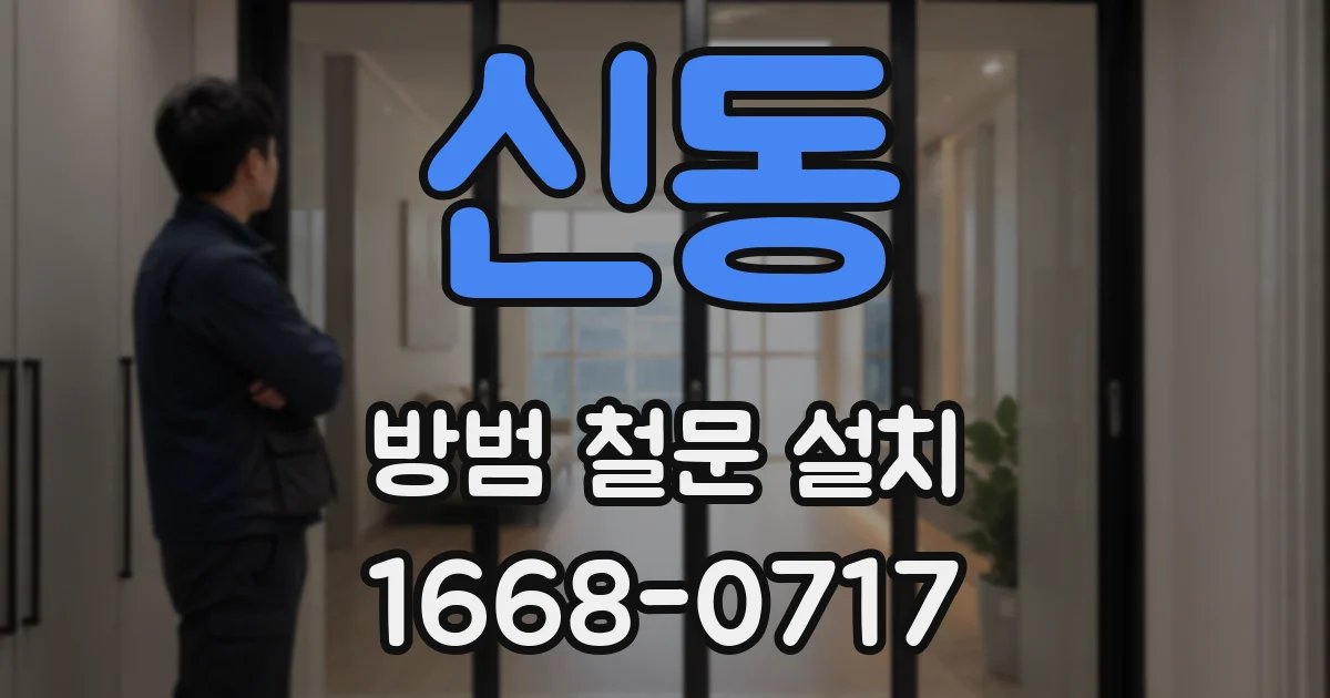 신동 방범 철문 설치