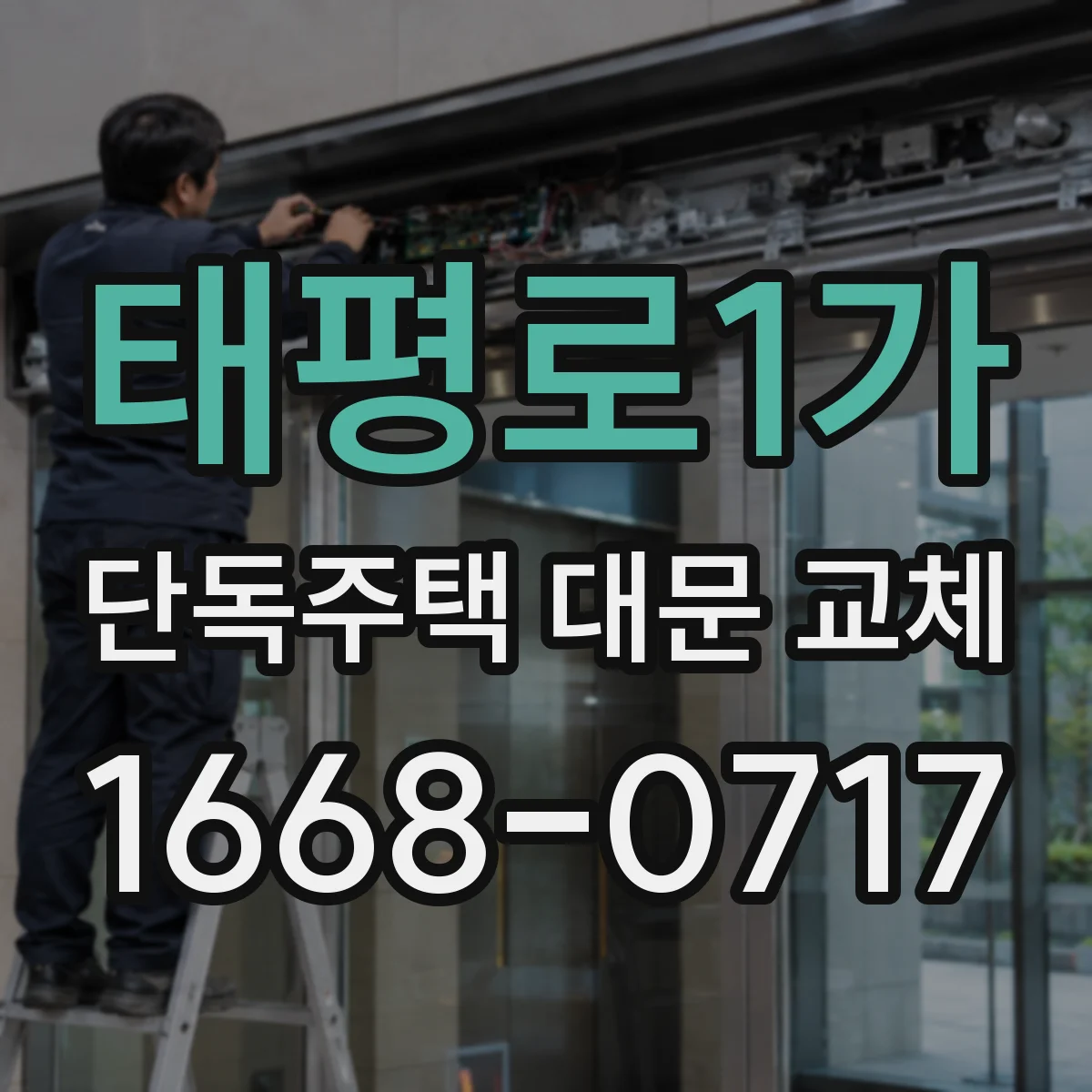 태평로1가 단독주택 대문 교체