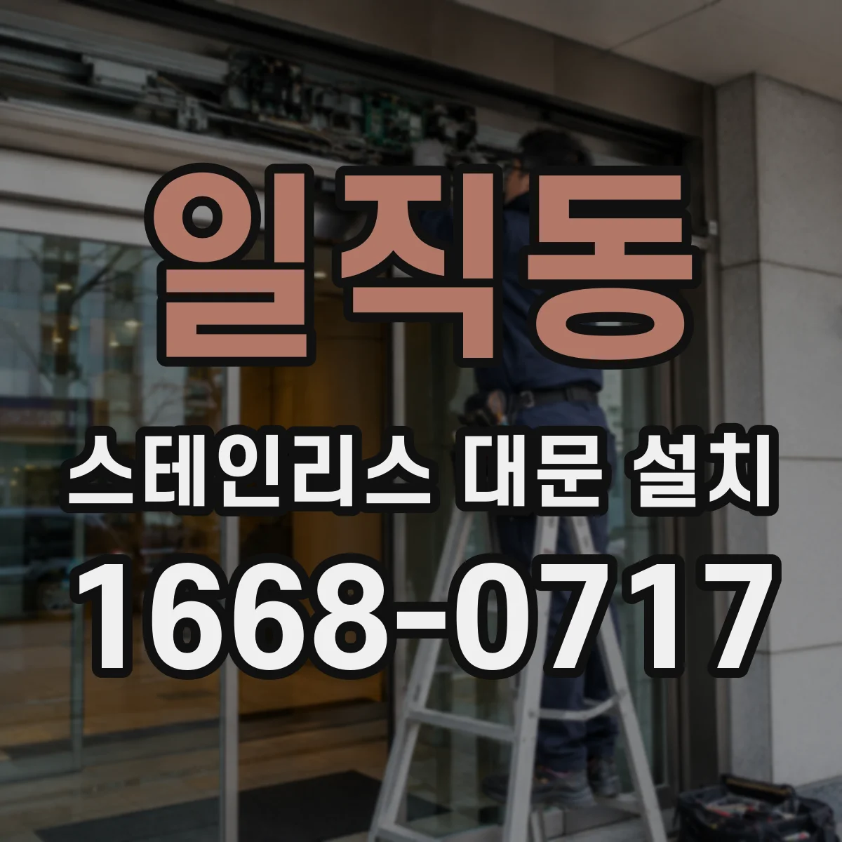 일직동 스테인리스 대문 설치