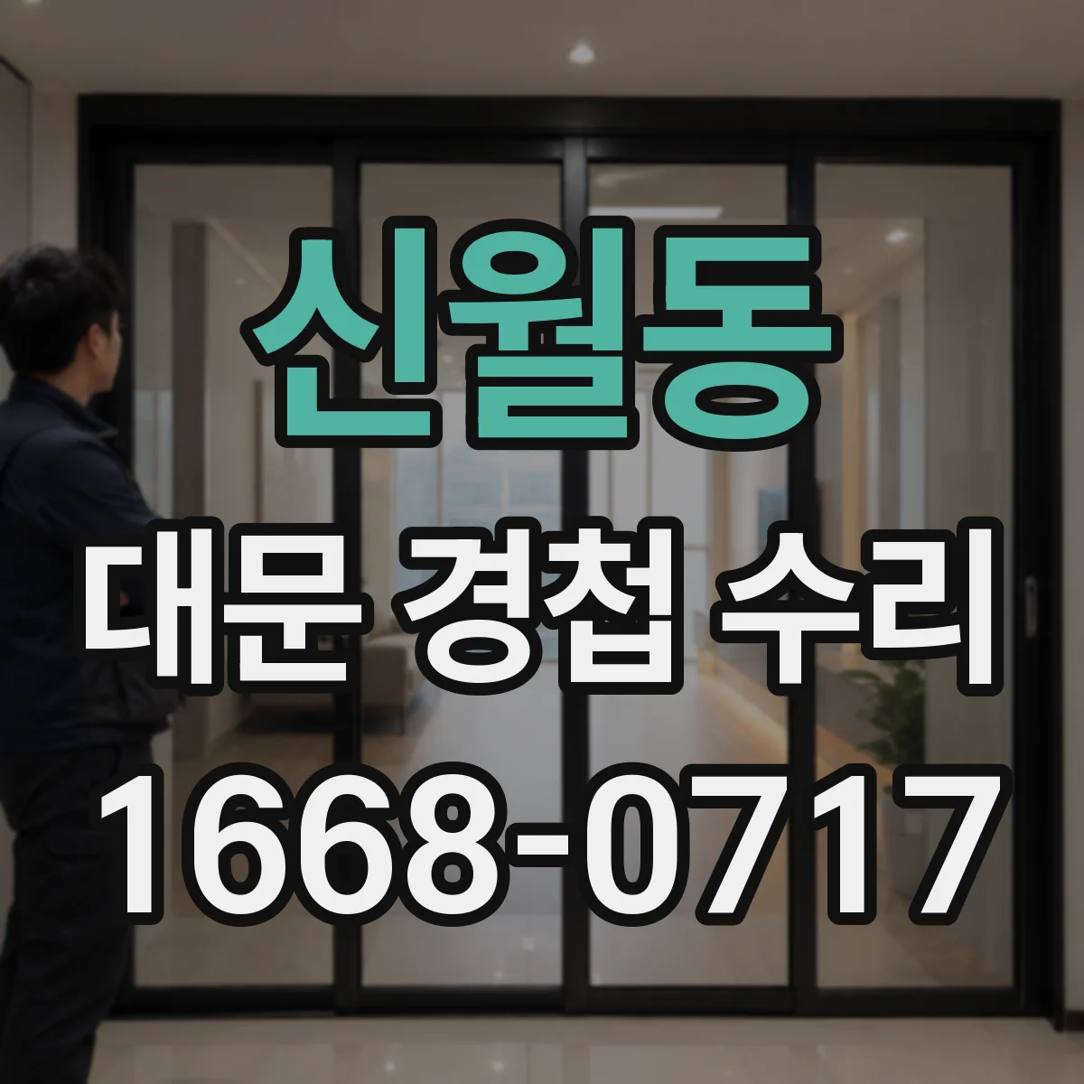 신월동 대문 경첩 수리