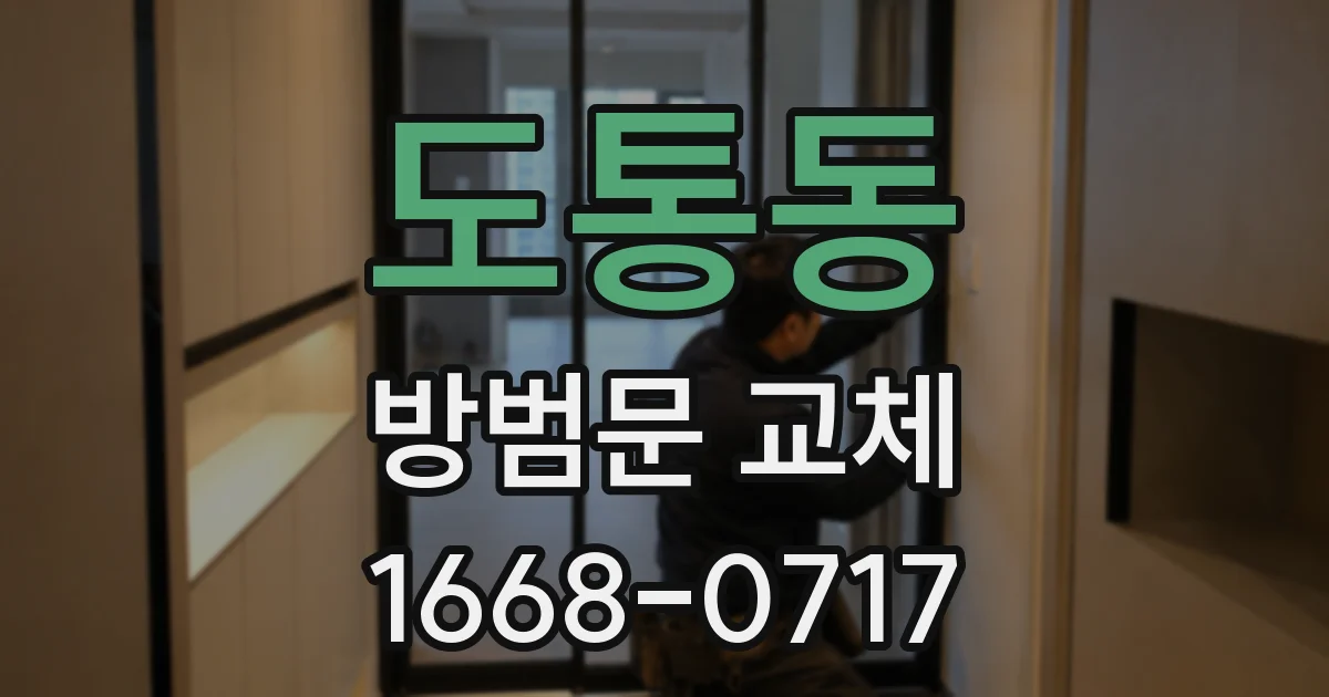 도통동 방범문 교체