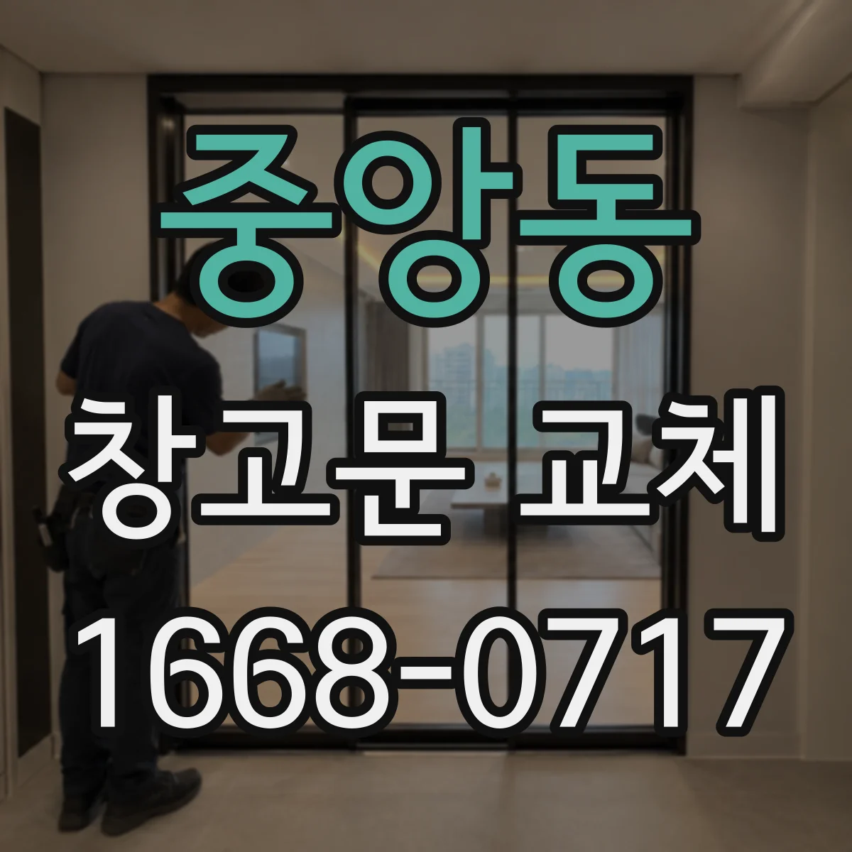 중앙동 창고문 교체