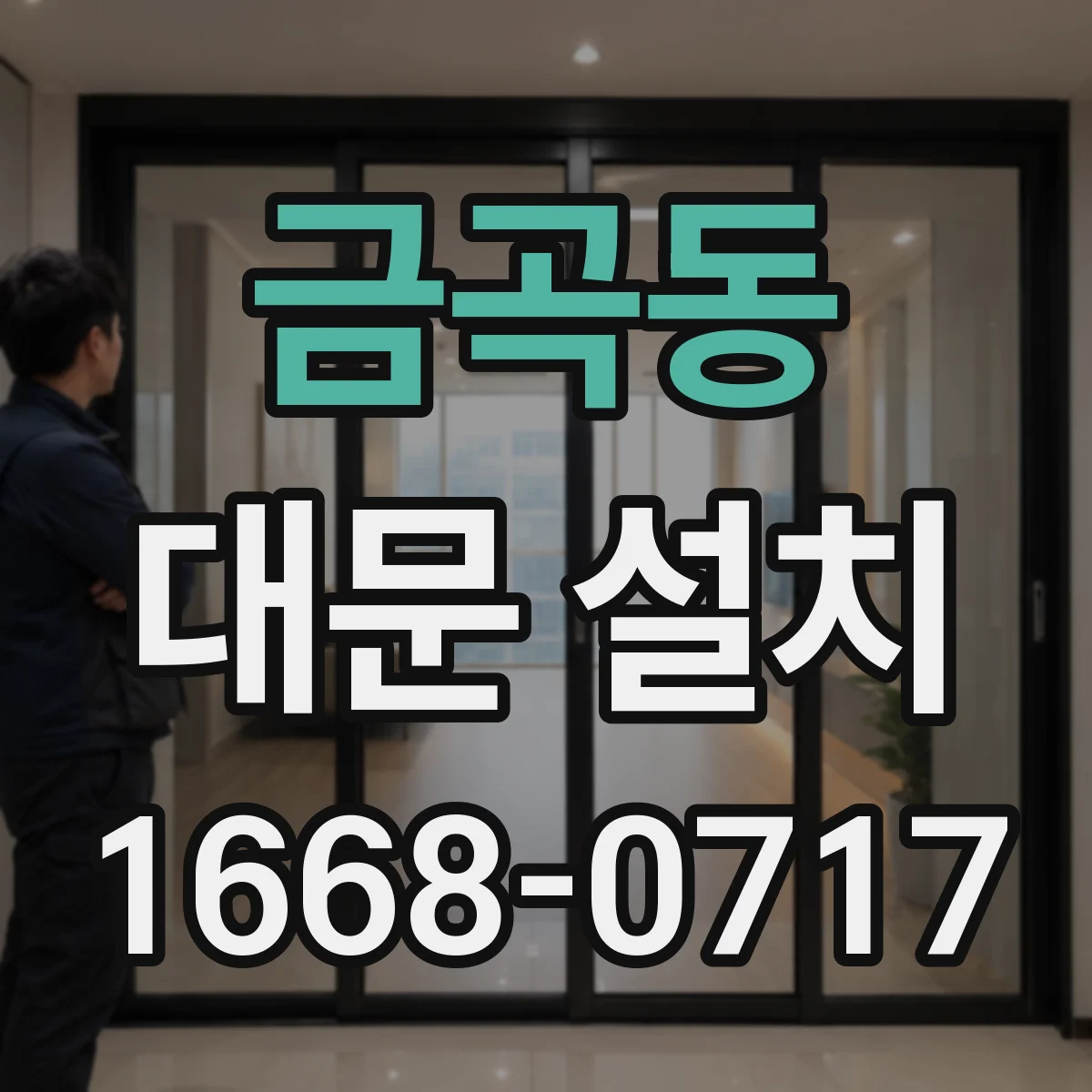 금곡동 대문 설치