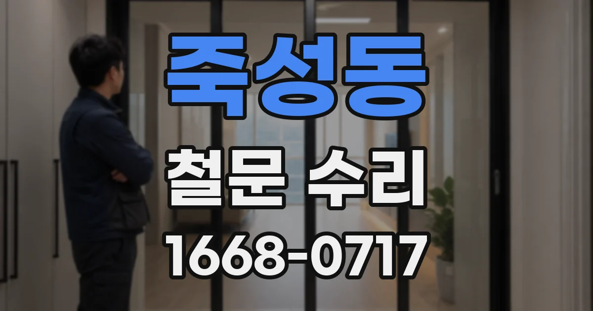죽성동 철문 수리