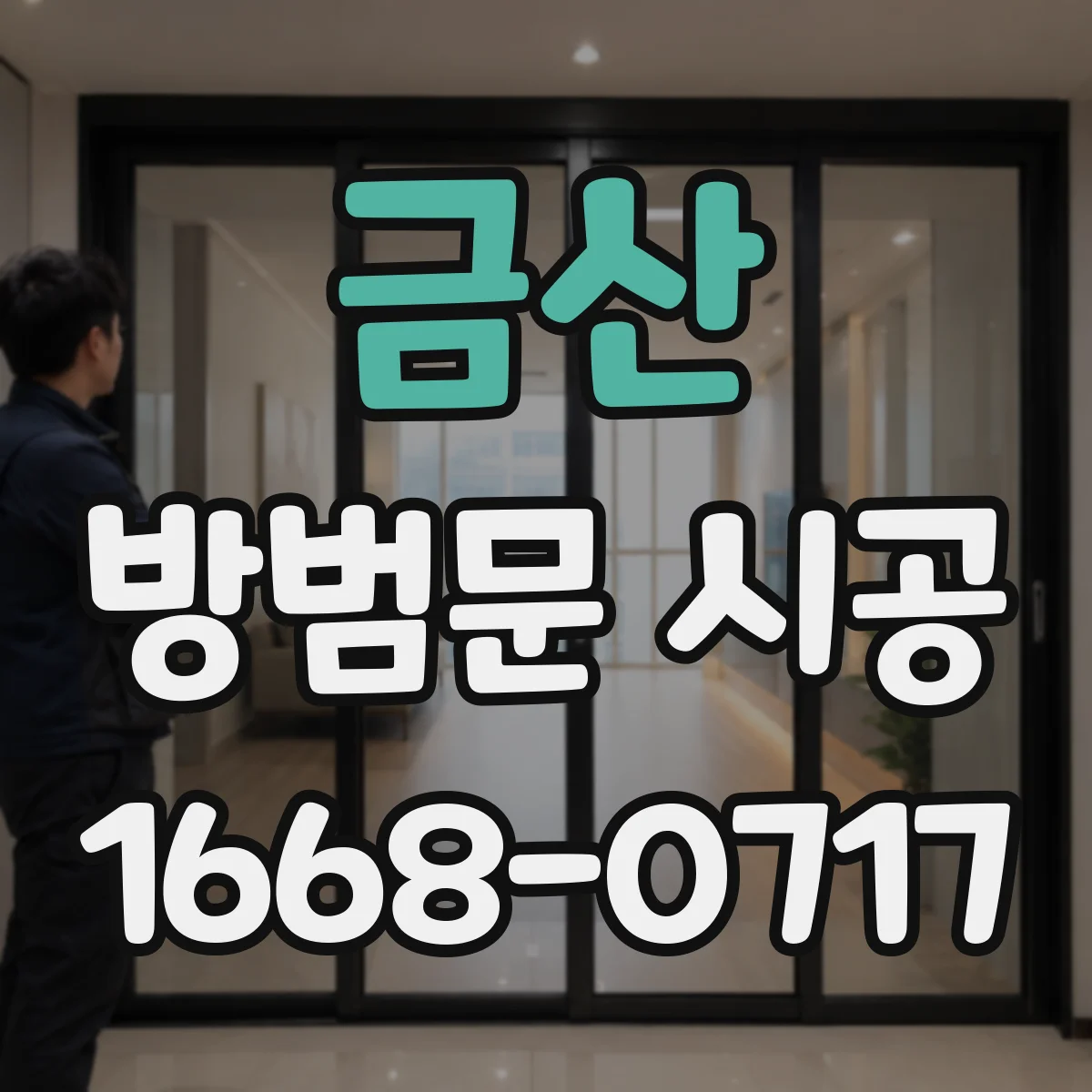 금산 방범문 시공