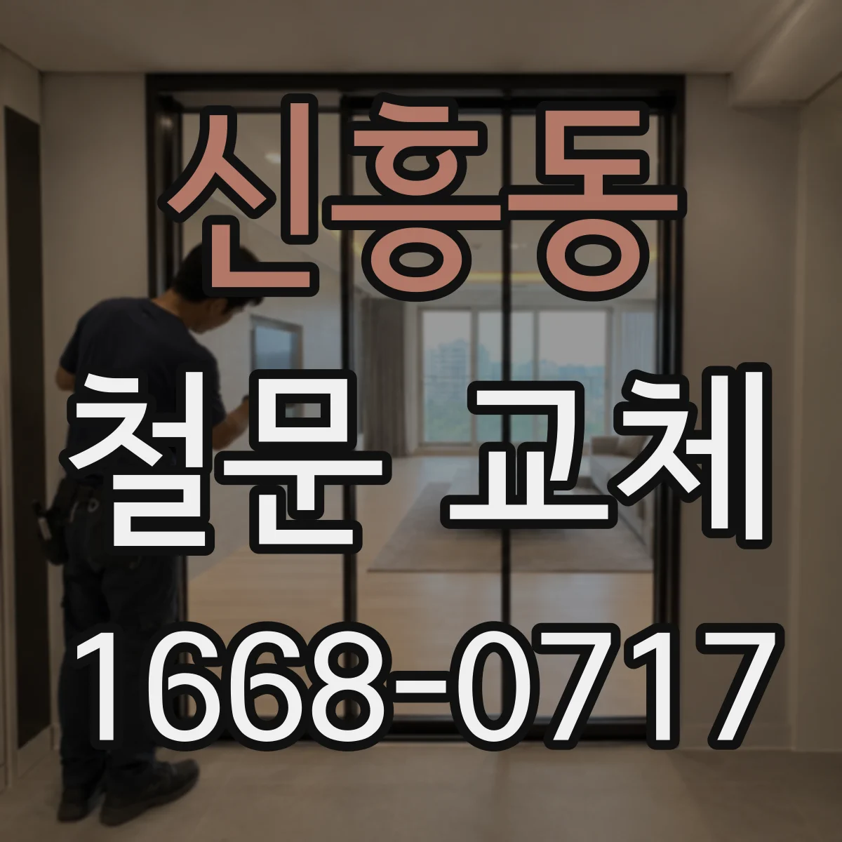 신흥동 철문 교체