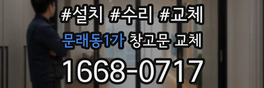 문래동1가 창고문 교체
