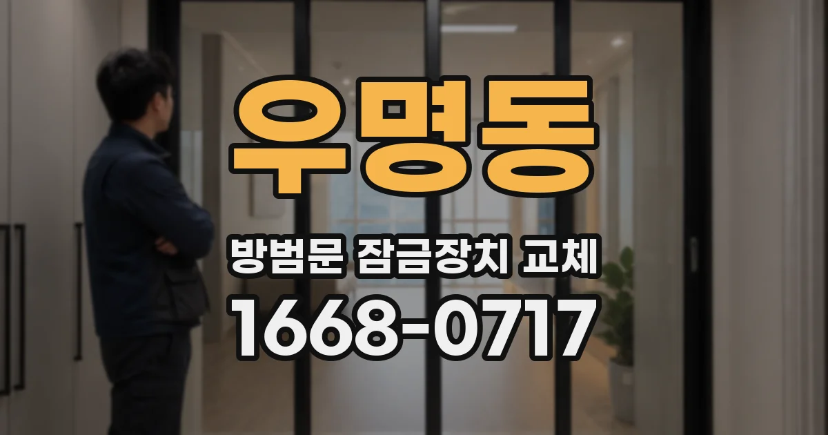 우명동 방범문 잠금장치 교체