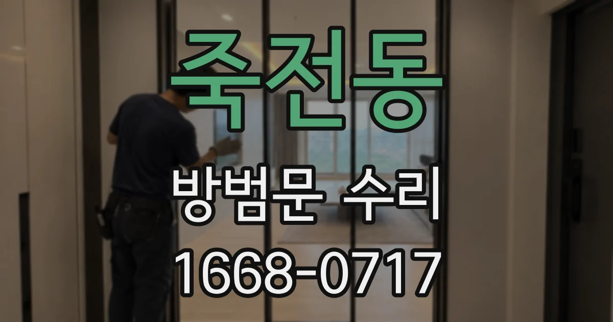 죽전동 방범문 수리