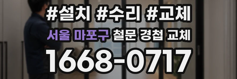 서울 마포구 철문 경첩 교체