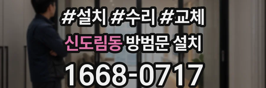 신도림동 방범문 설치