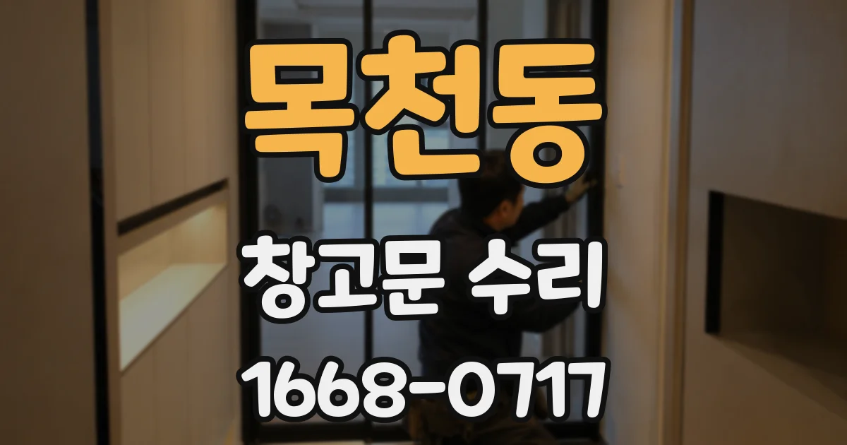 목천동 창고문 수리