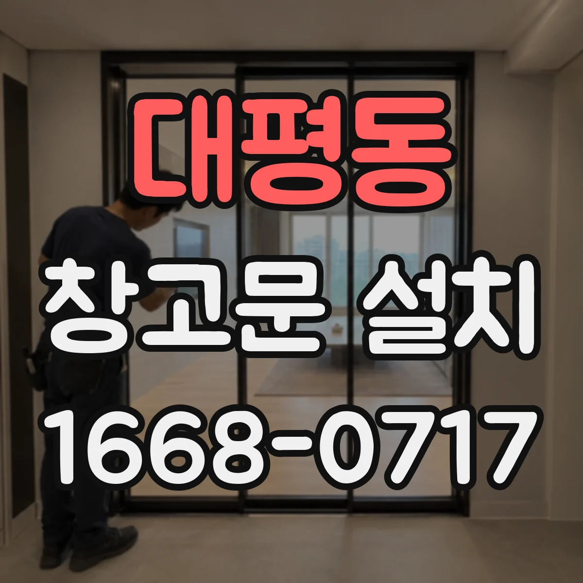 대평동 창고문 설치
