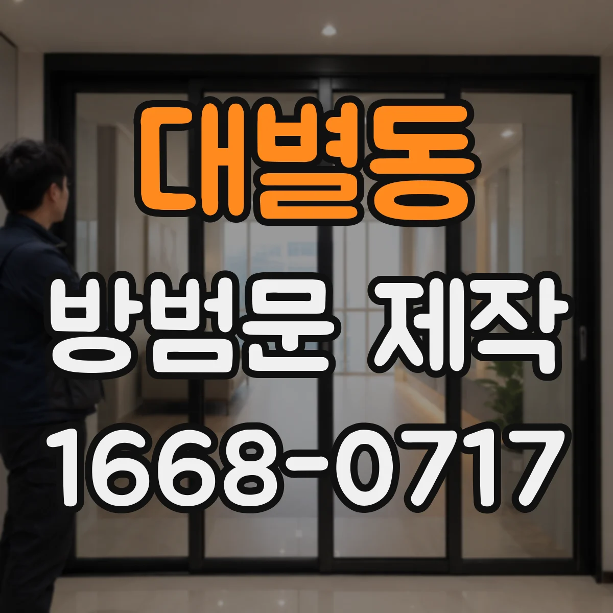 대별동 방범문 제작