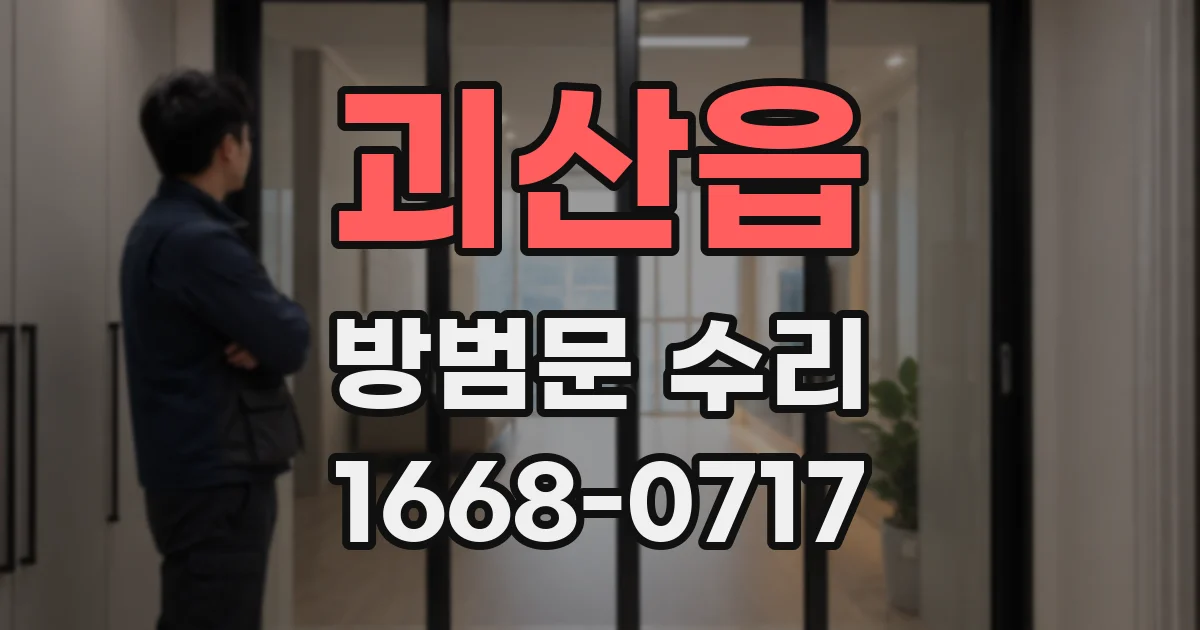 괴산읍 방범문 수리