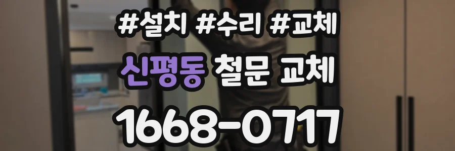 신평동 철문 교체