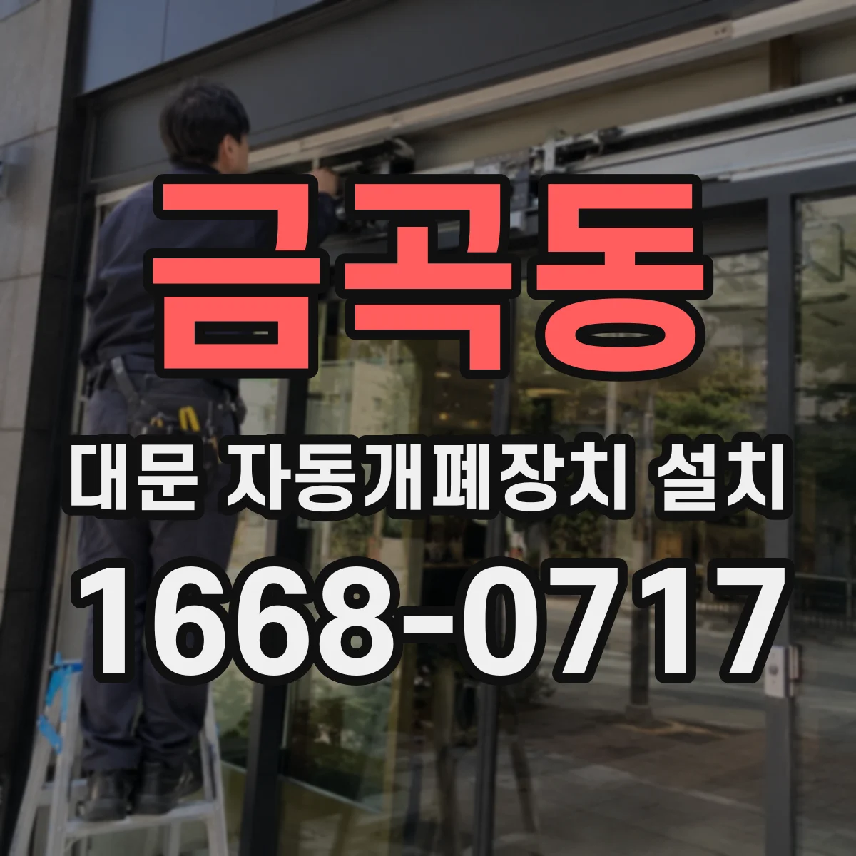 금곡동 대문 자동개폐장치 설치