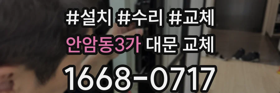 안암동3가 대문 교체
