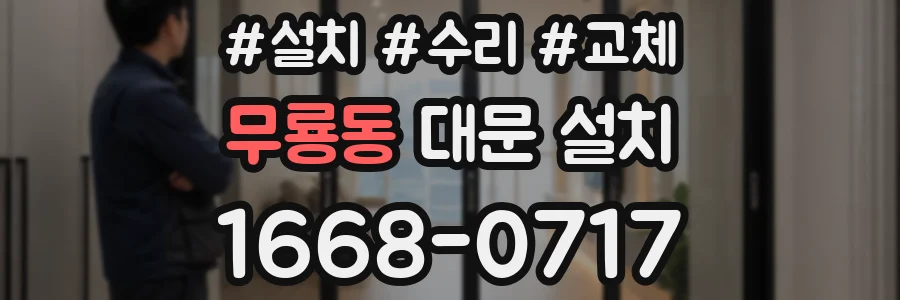 무룡동 대문 설치
