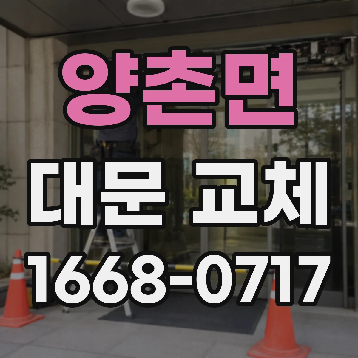양촌면 대문 교체