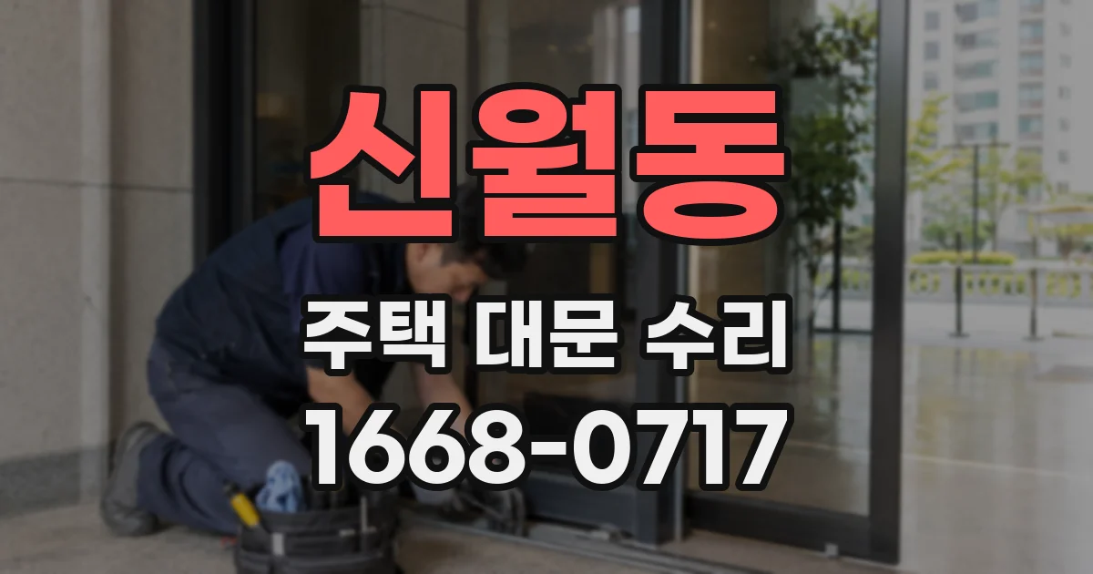 신월동 주택 대문 수리