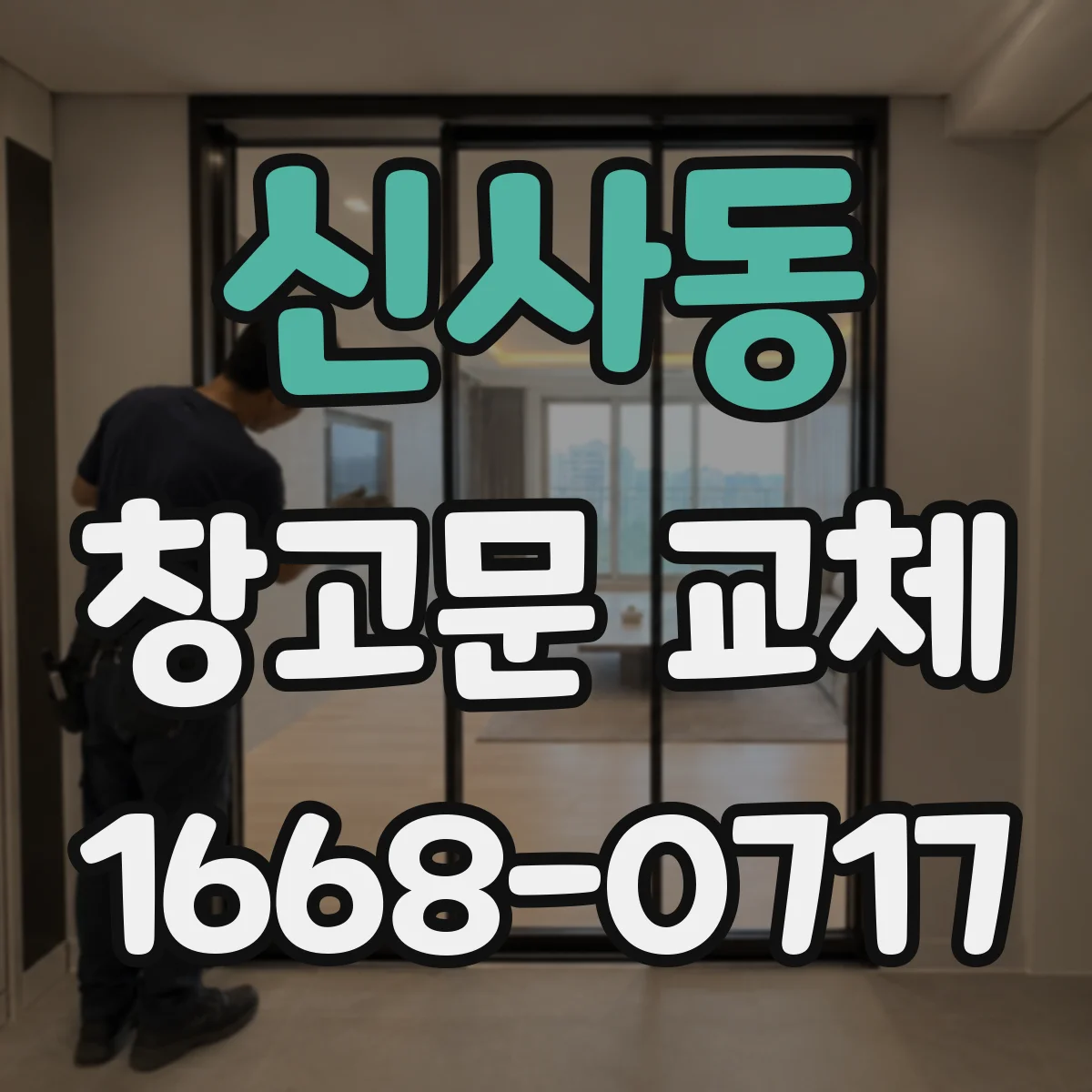 신사동 창고문 교체