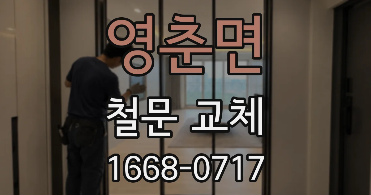 영춘면 철문 교체