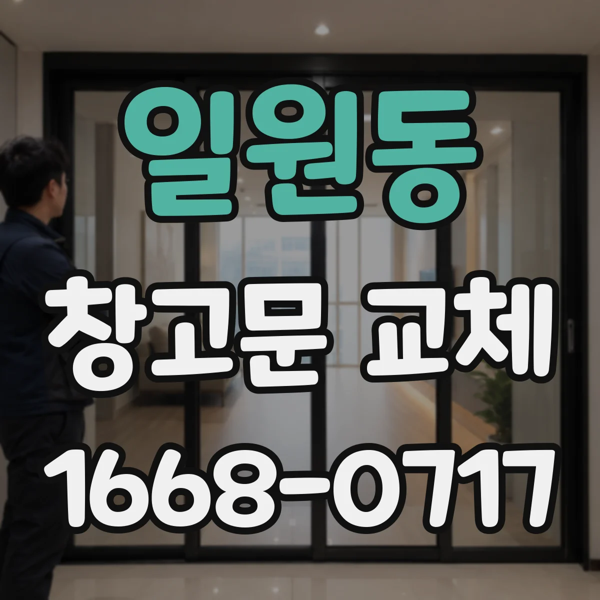 일원동 창고문 교체