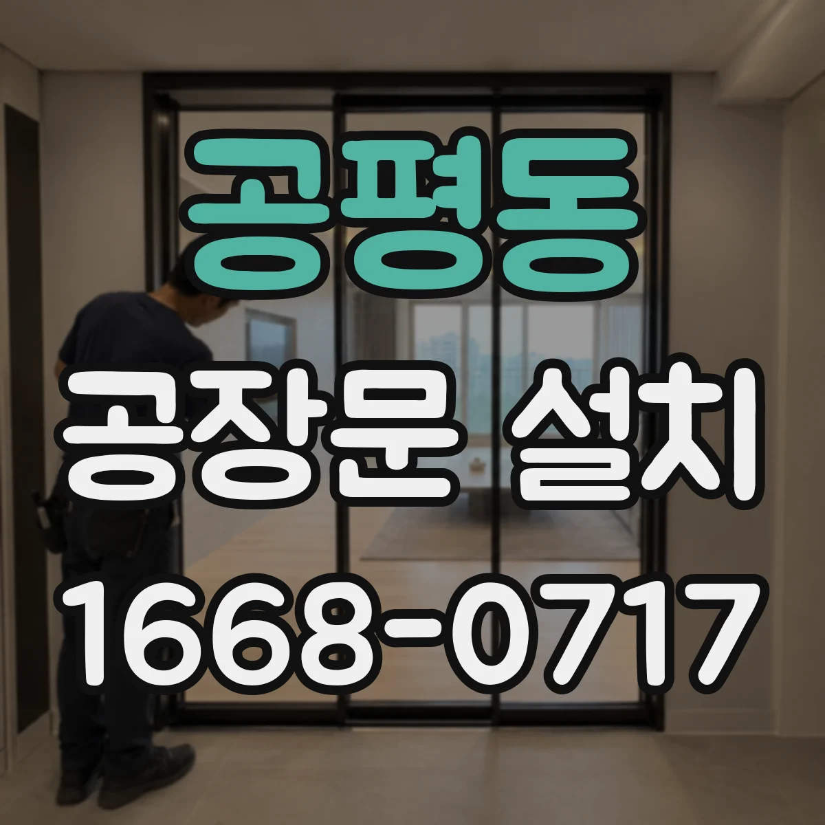 공평동 공장문 설치