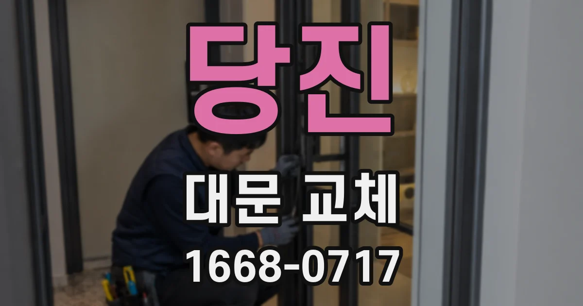 당진 대문 교체