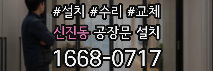 신진동 공장문 설치