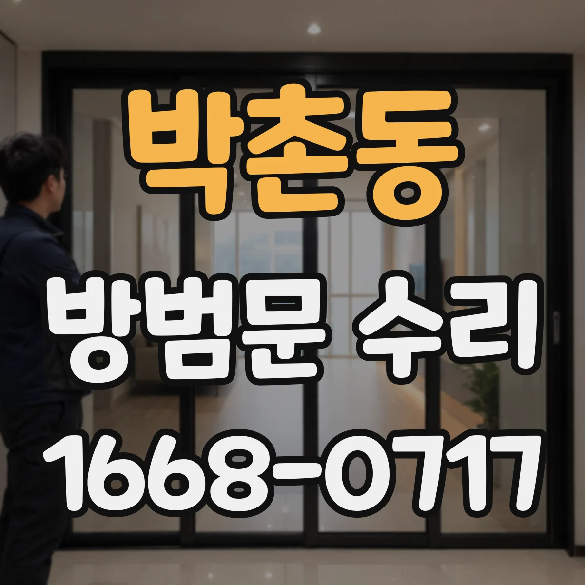 박촌동 방범문 수리