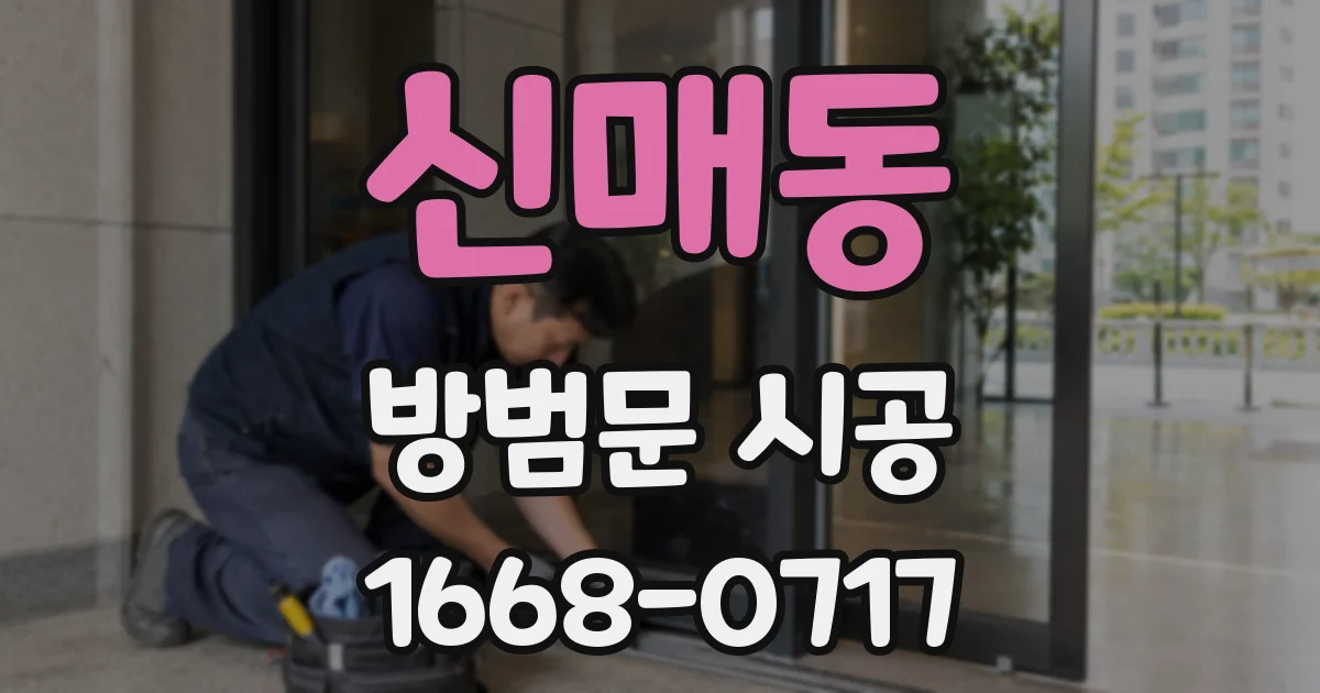 신매동 방범문 시공