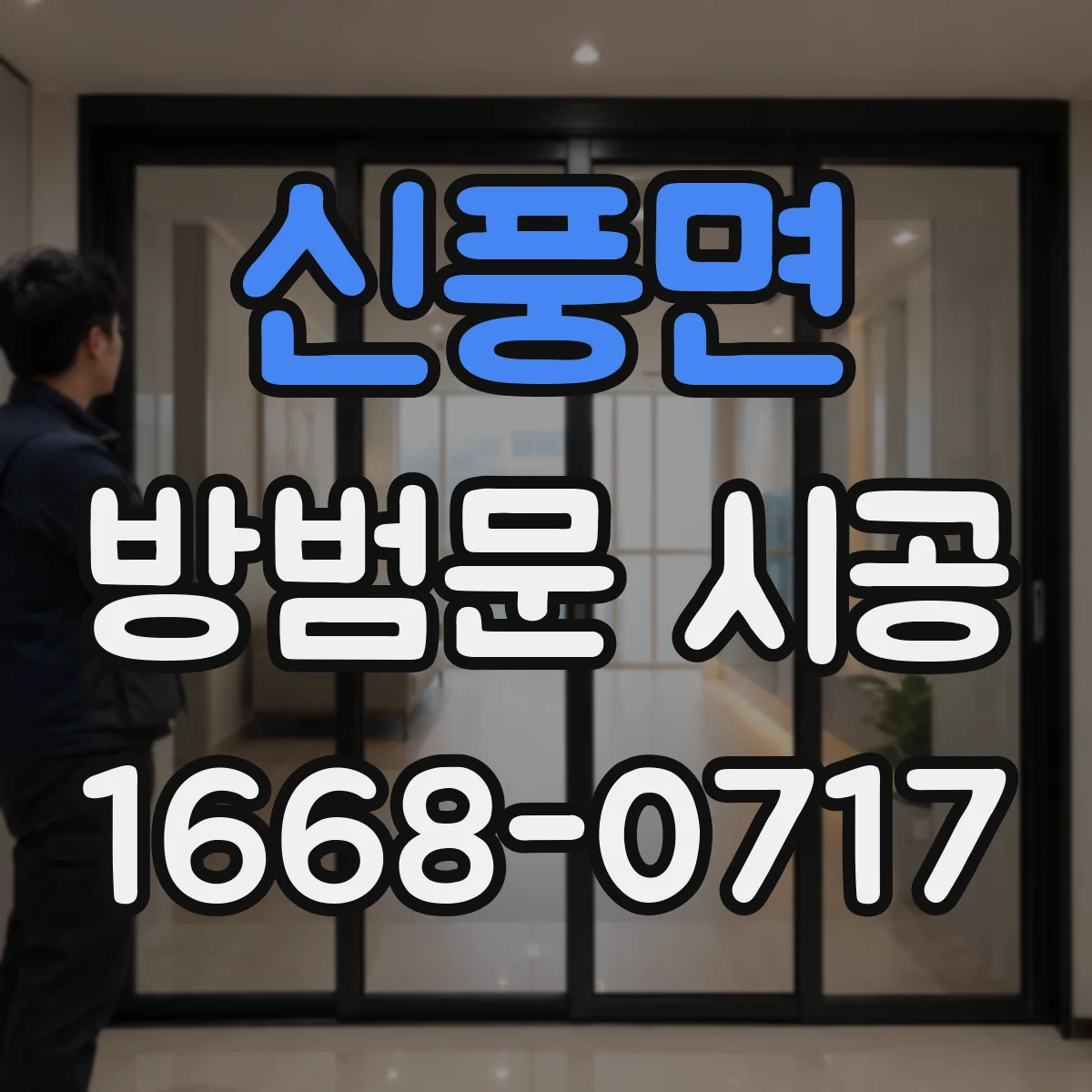 신풍면 방범문 시공