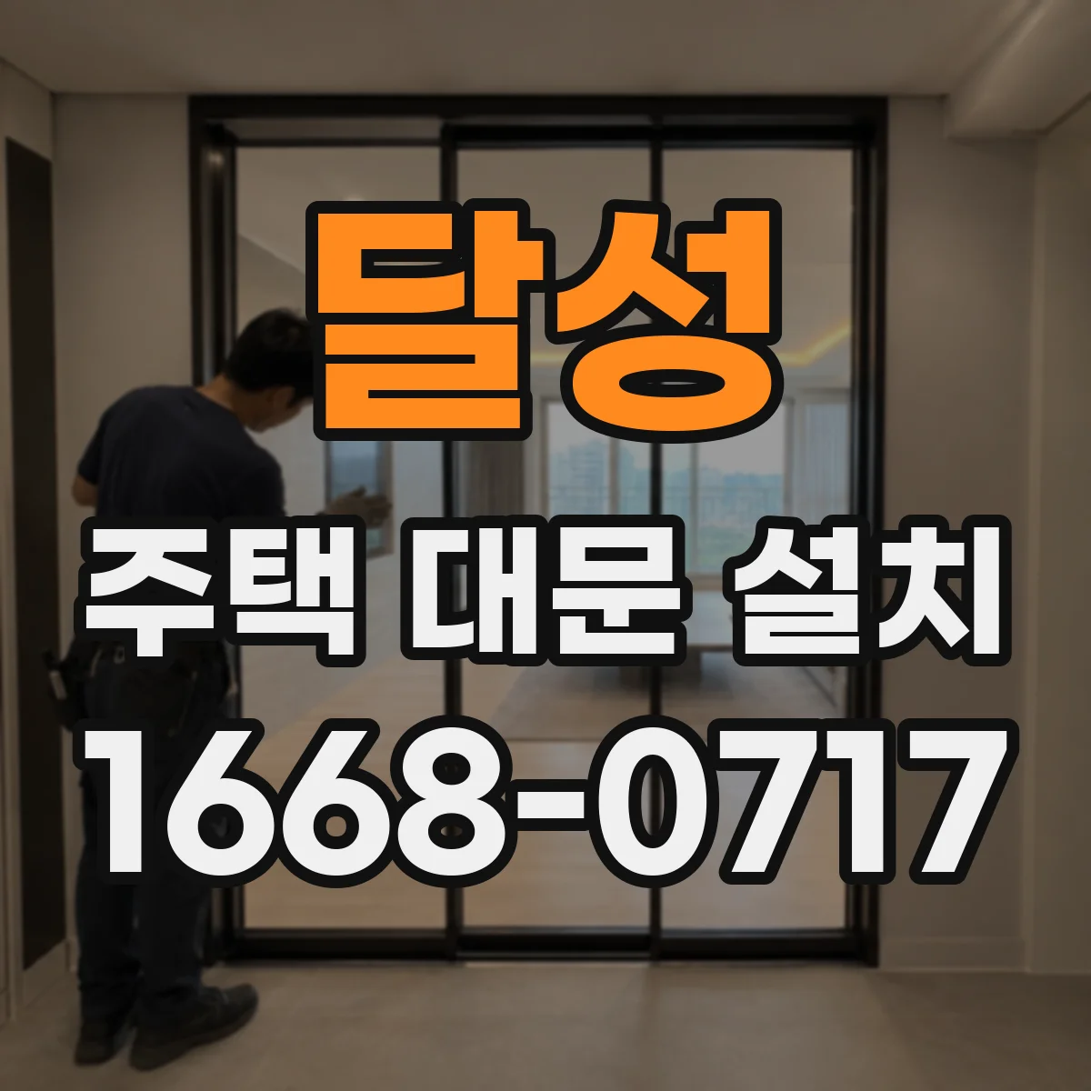 달성 주택 대문 설치
